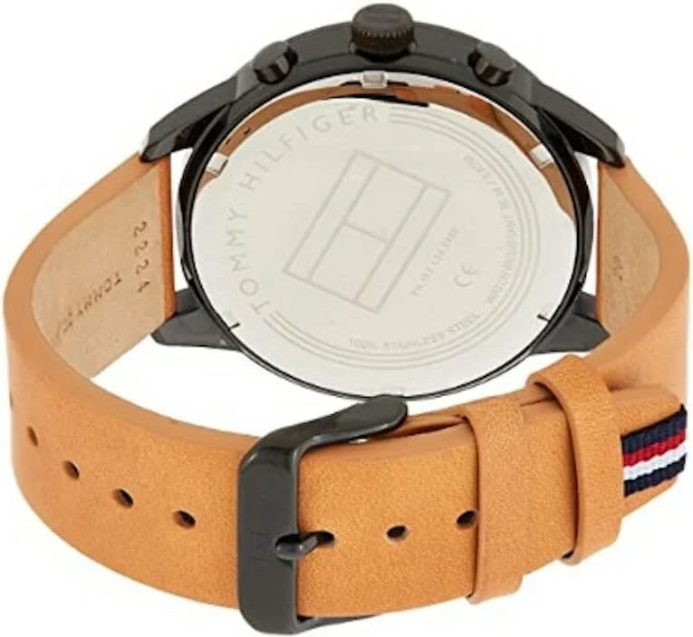 Montre Tommy Hilfiger 1791486 homme détail cadran bleu