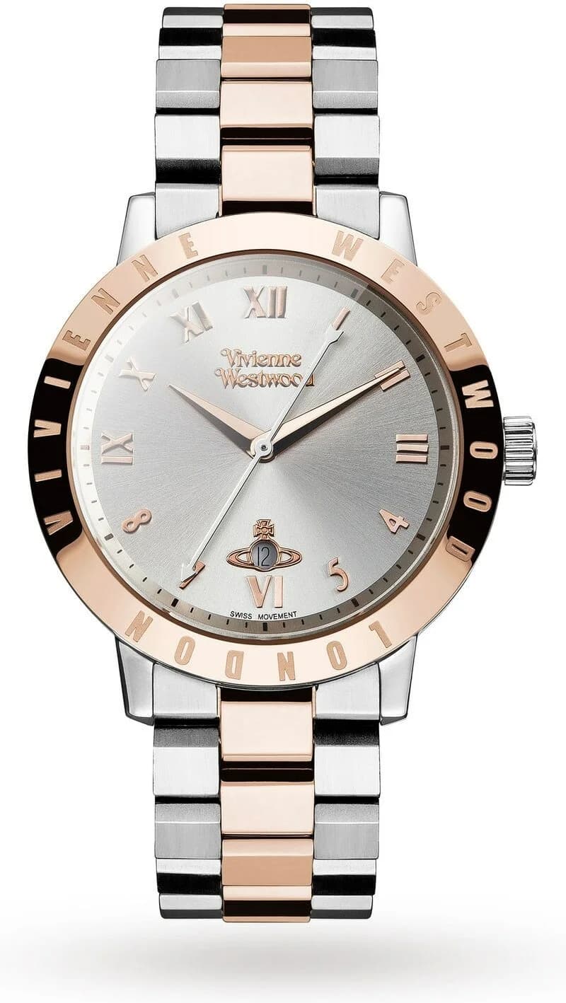 Montre Vivienne Westwood VV152RSSL femme cadran argent bracelet acier inoxydable