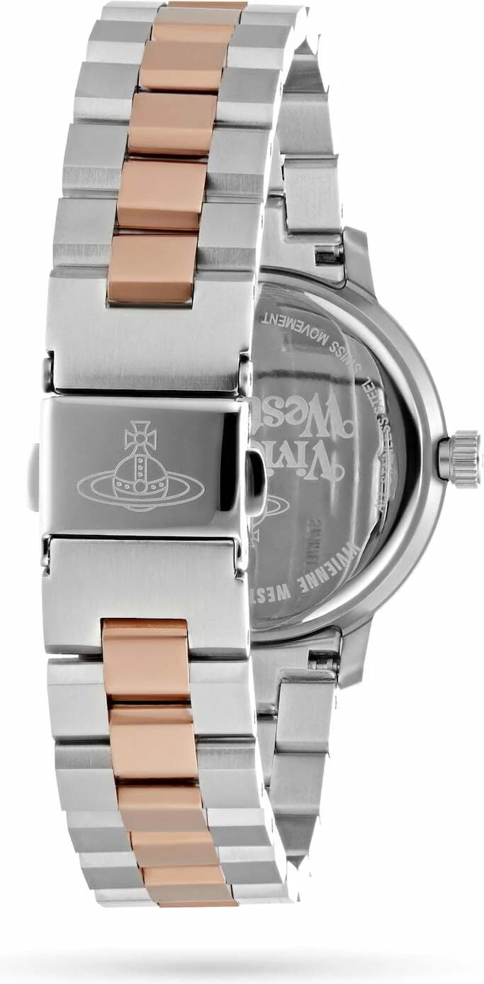 Montre Vivienne Westwood VV152RSSL femme détail cadran argent