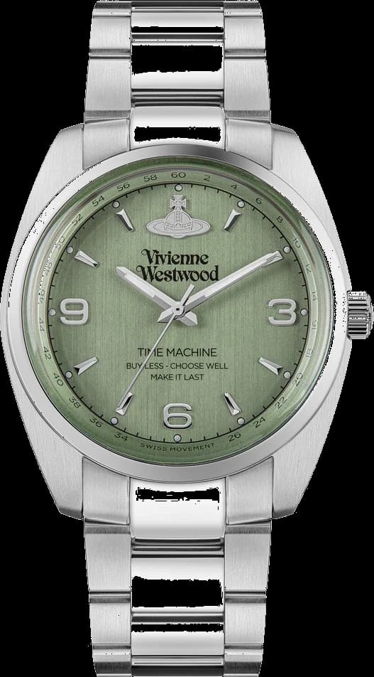 Vivienne Westwood VV274GRSL Pennington Stainless Steel Silver with Deep Green Dial