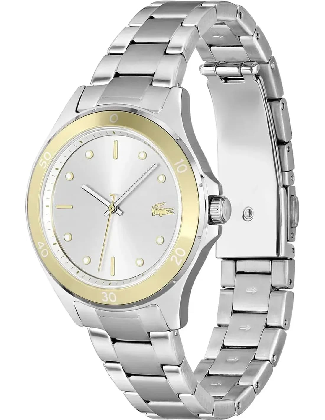 Montre Femme Lacoste Swing 2001222 cadran argenté bracelet acier vue 2