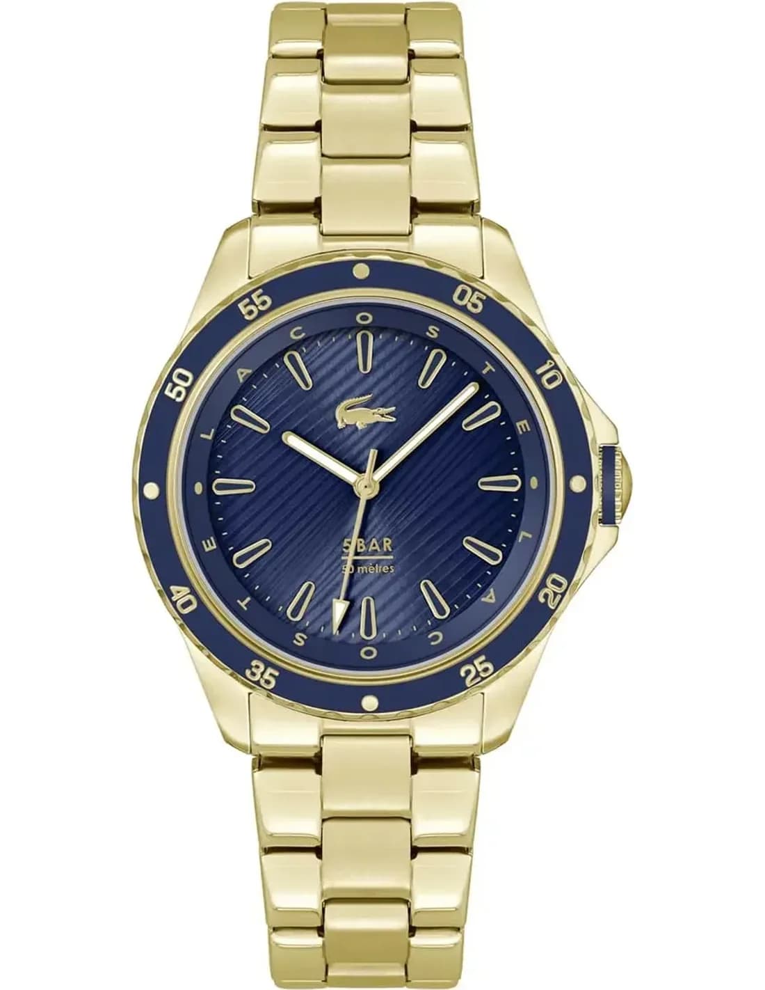 Montre Femme Lacoste Santorini 2001371 cadran bleu bracelet acier