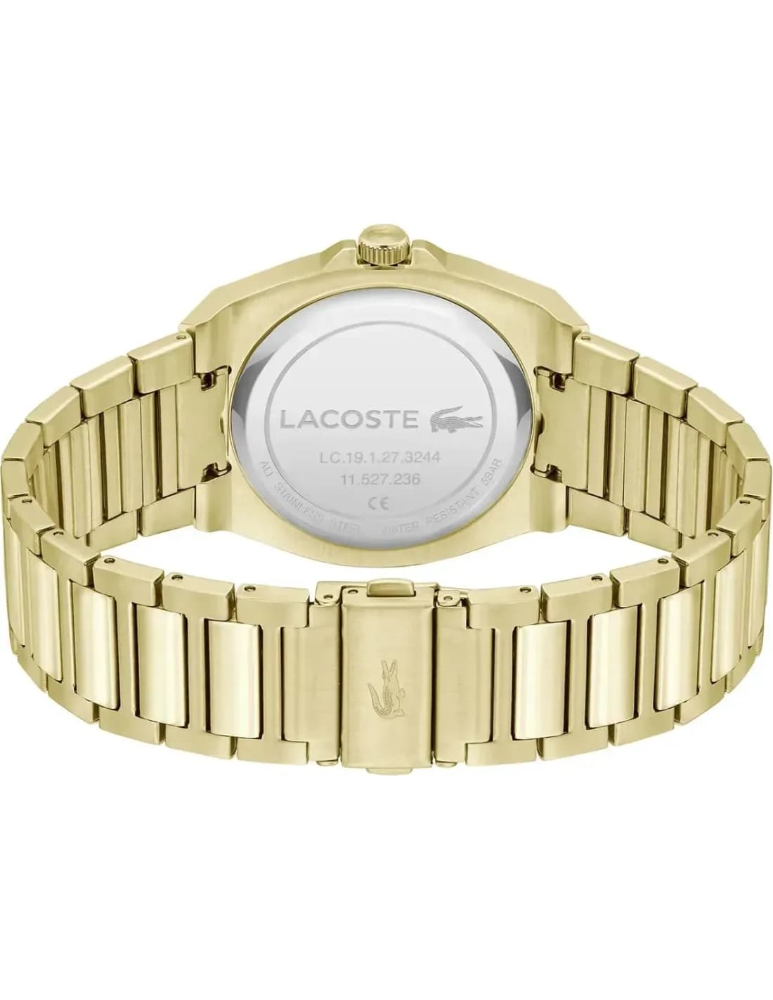 Montre Homme Lacoste Reno 2011337 cadran noir bracelet acier vue 3