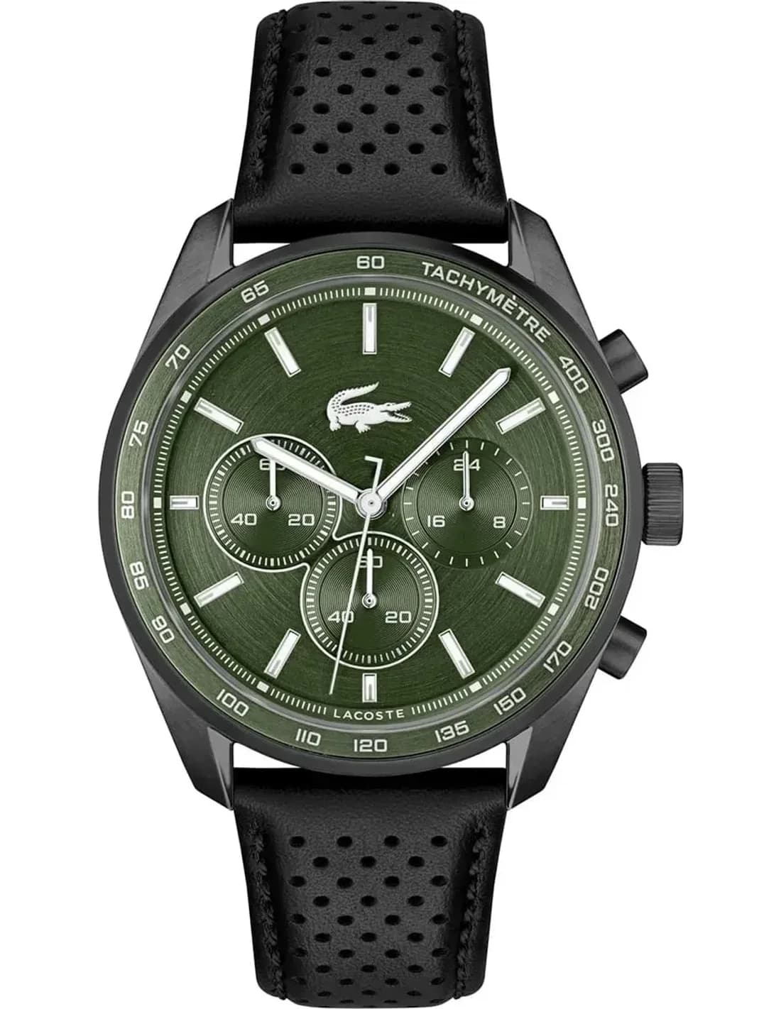 Montre Homme Lacoste Boston 2011345 cadran vert bracelet cuir