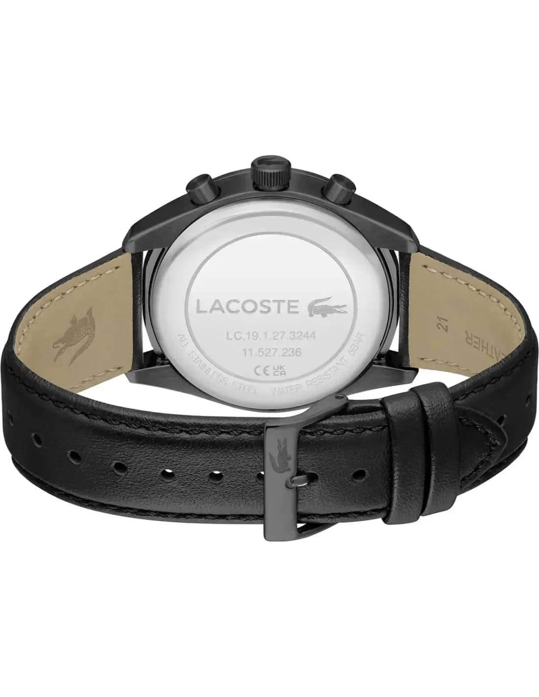 Montre Homme Lacoste Boston 2011345 cadran vert bracelet cuir vue 3