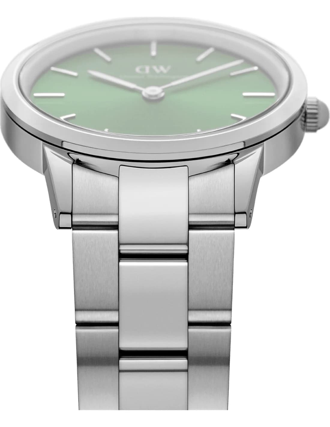 Montre Homme Daniel Wellington Iconic Link DW00100427 cadran vert 40mm bracelet acier vue 3