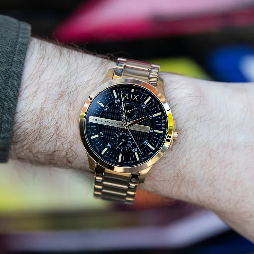 Montre Armani Exchange Smart AX2122 lunette fixe verre minéral 50M étanche