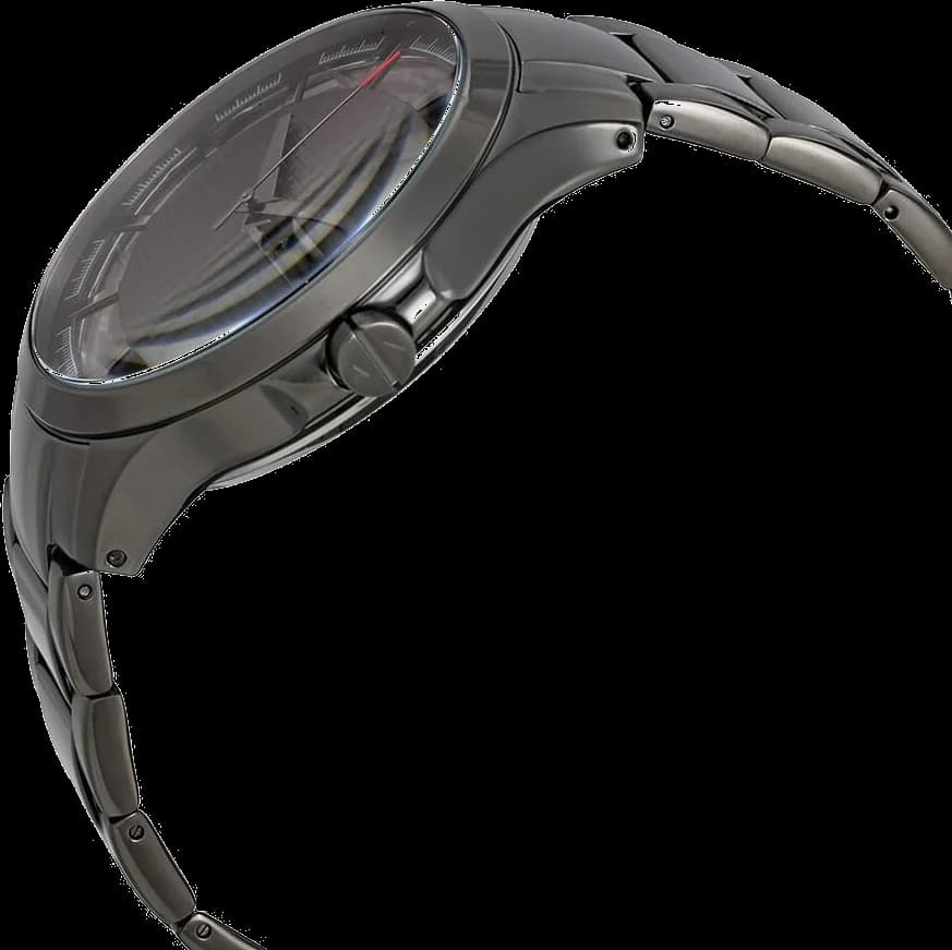 Montre Armani Exchange AX2188 homme détail cadran noir