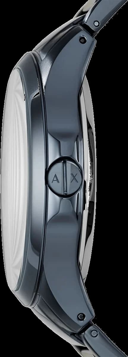 Montre Armani Exchange AX2401 homme détail cadran bleu