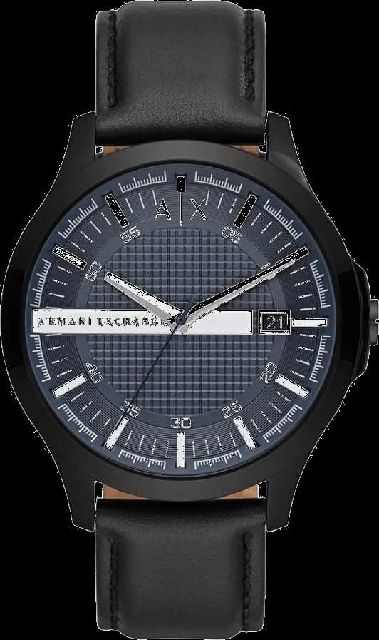 Montre Armani Exchange AX2411 Bracelet Cuir Noir