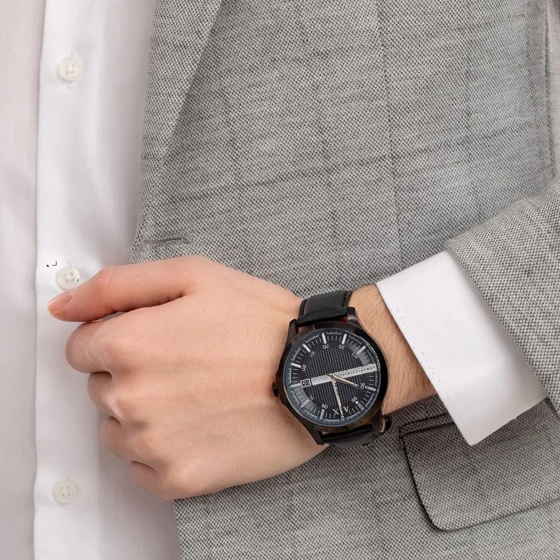 Montre Armani Exchange AX2411 homme verso boîtier