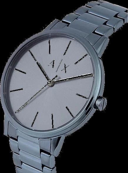 Montre Armani Exchange AX2702 homme détail cadran bleu