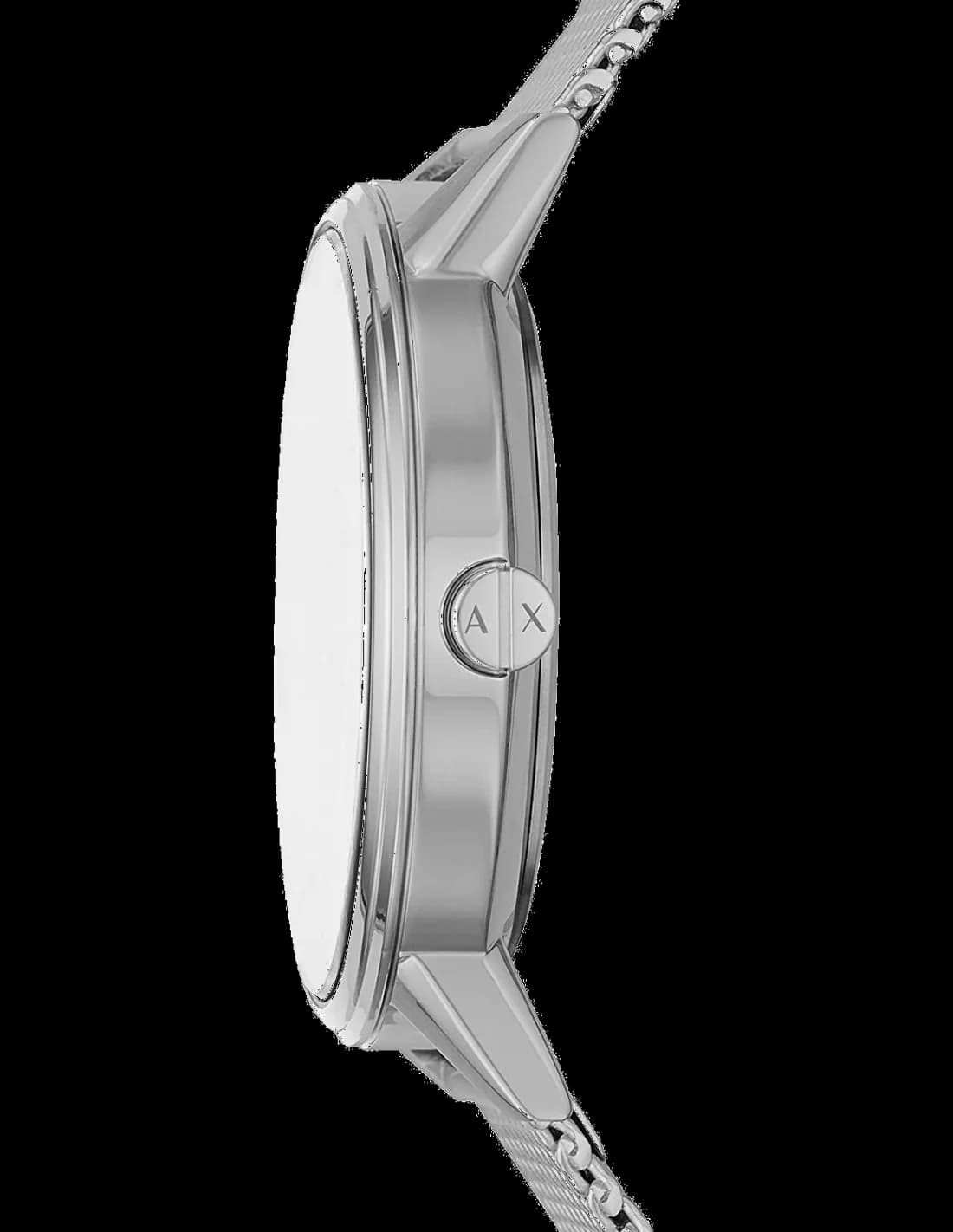 Montre Armani Exchange AX2714 homme verso boîtier argent