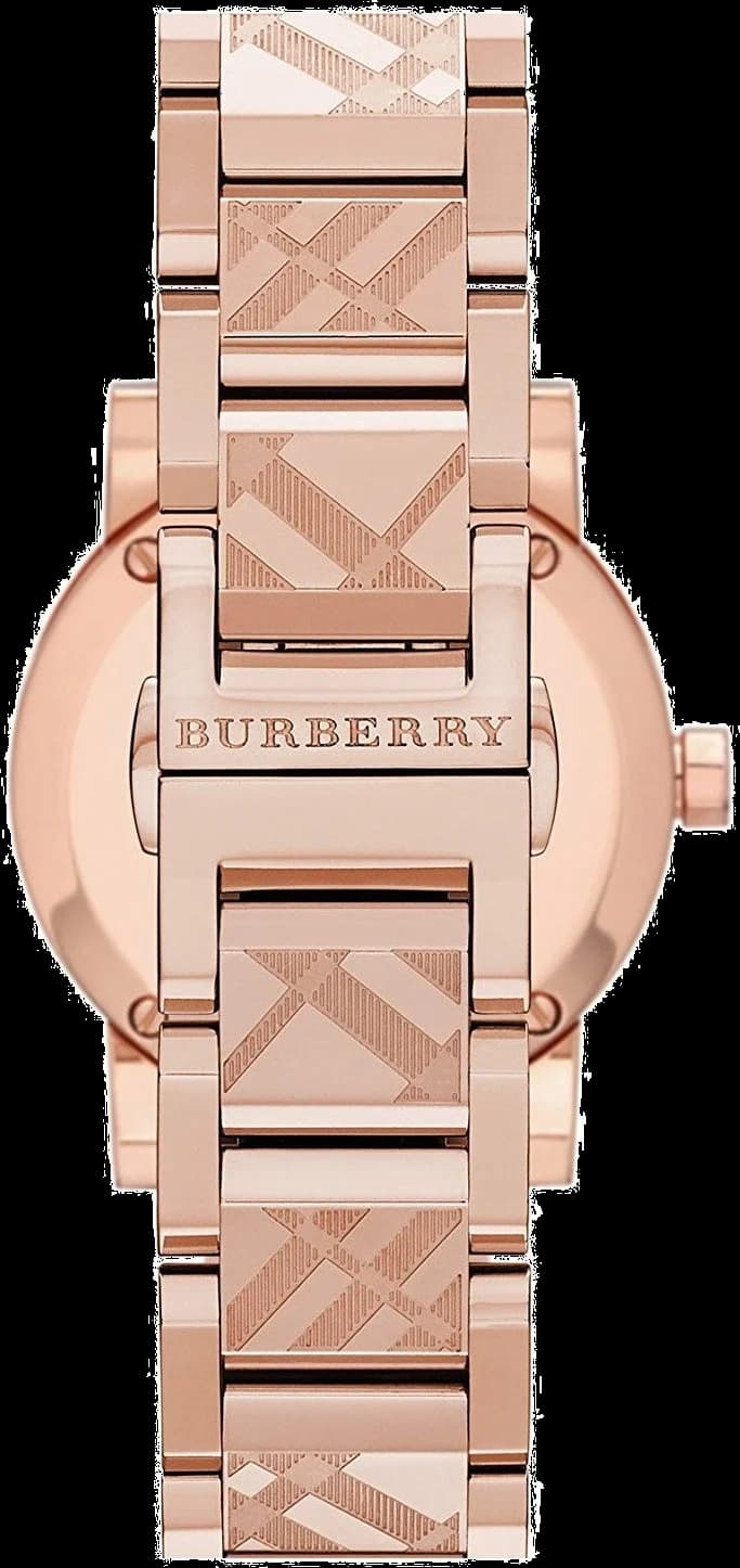 Montre Burberry BU9235 femme détail cadran or rose