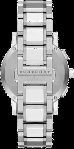 Montre Burberry BU9750 unisexe détail cadran argent