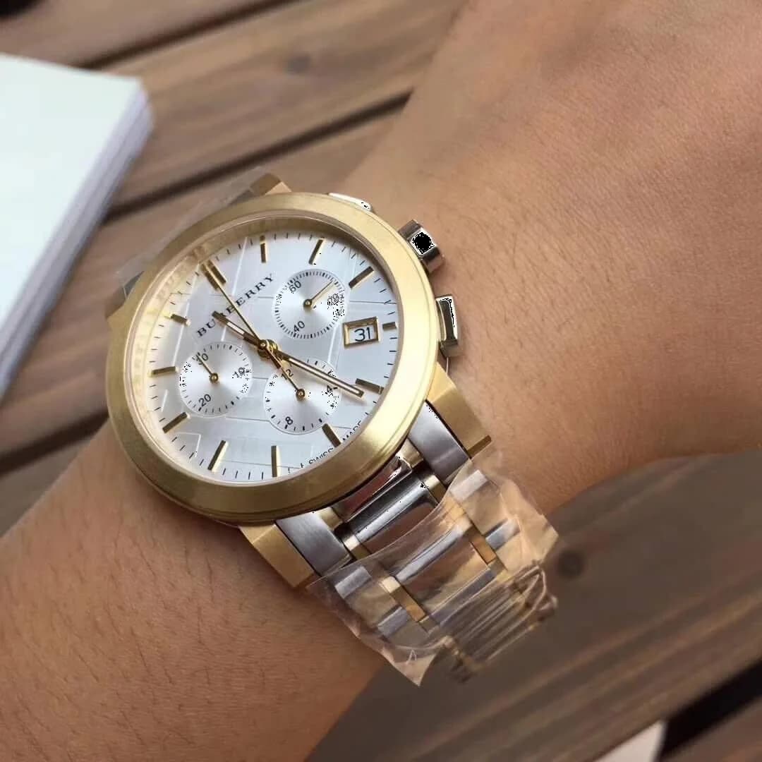 Montre Burberry BU9751 unisexe verso boîtier argent