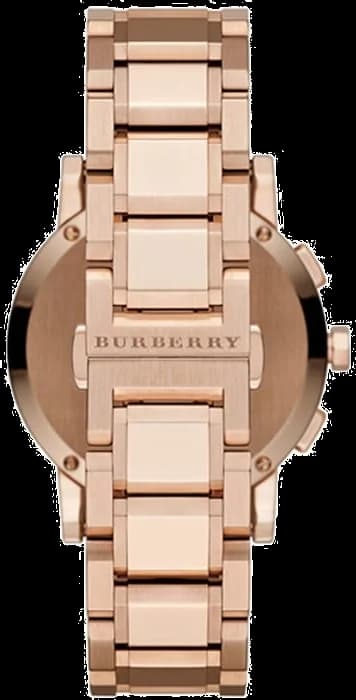 Montre Burberry BU9754 unisexe détail cadran or rose
