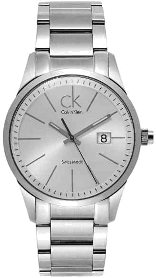 Montre Calvin Klein K2246120 en Acier Inoxydable avec Cadran Noir