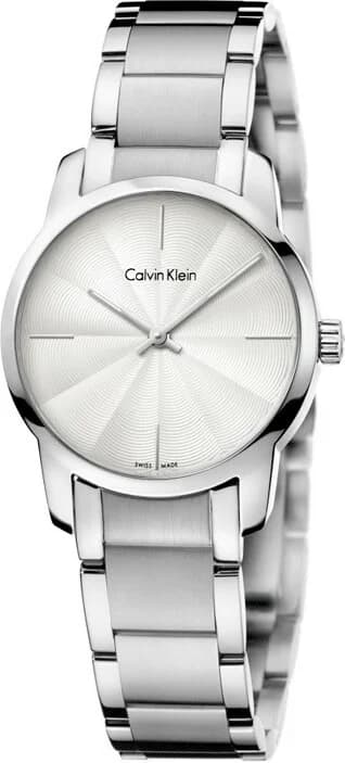 Montre Calvin Klein K2G23146 femme cadran argent bracelet acier inoxydable