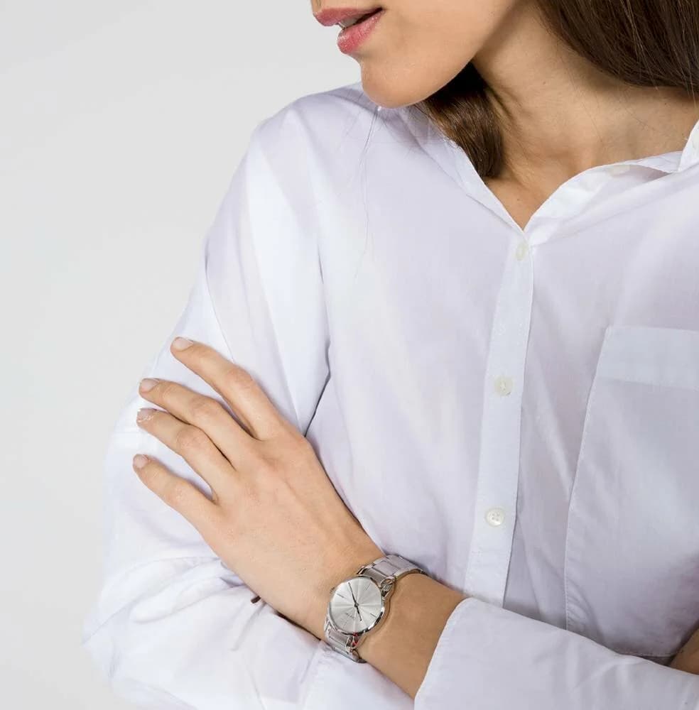 Montre Calvin Klein K2G23146 femme verso boîtier argent