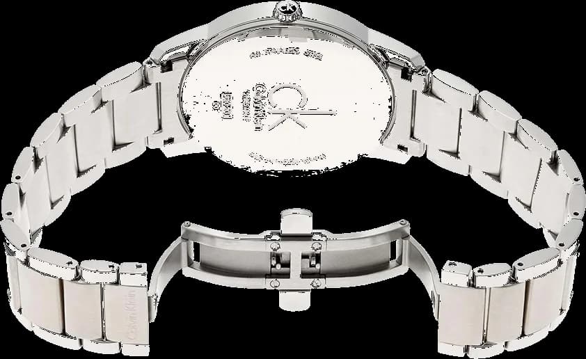 Montre Calvin Klein K2G2G14X homme détail cadran argent