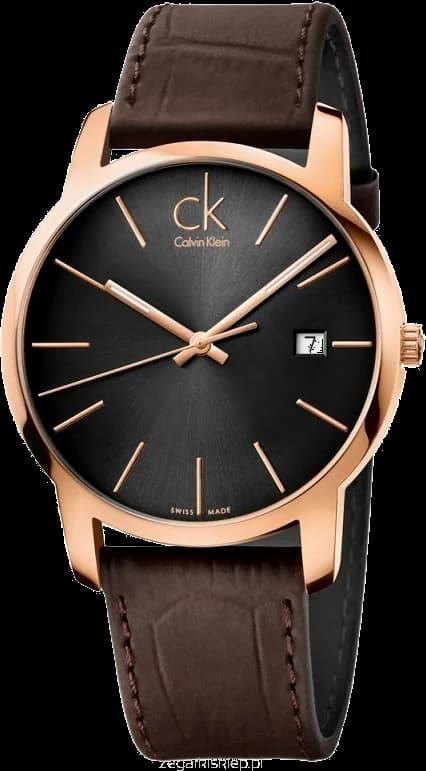 Calvin Klein K2G2G6G3 cadran noir visible — Montres Outlet