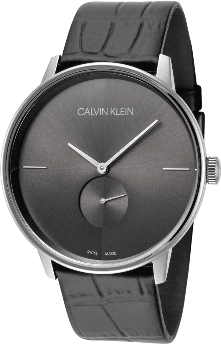 Montre Homme Calvin Klein Accent K2Y211C3 bracelet en cuir noir