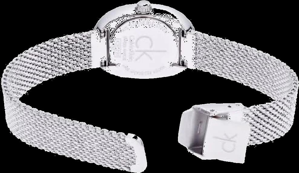 Montre Calvin Klein K3P23121 femme détail cadran noir