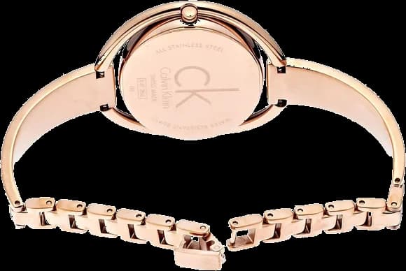 Montre Calvin Klein K4F2N616 femme détail cadran argent