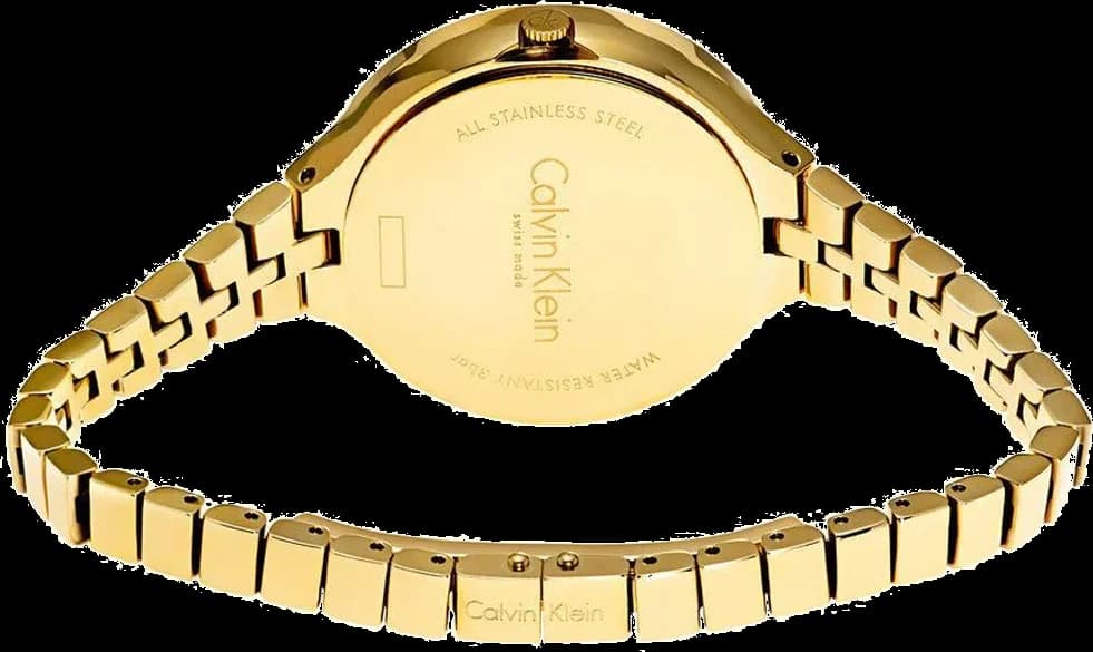 Montre Calvin Klein K4U23526 femme détail cadran argent