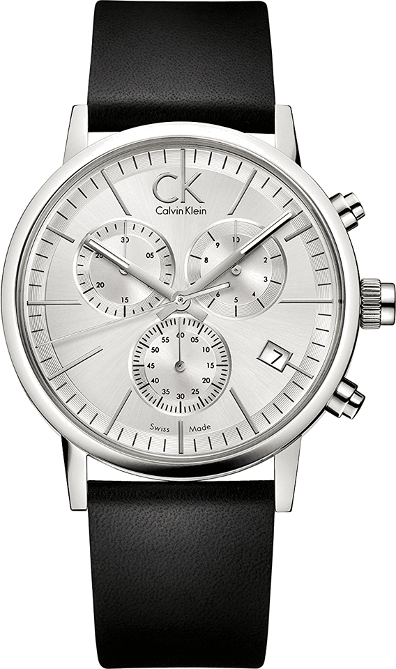 Montre Calvin Klein K7627120 Chronographe Acier et Cuir Noir