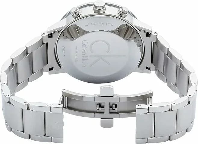 Montre Calvin Klein K7627161 homme détail cadran noir