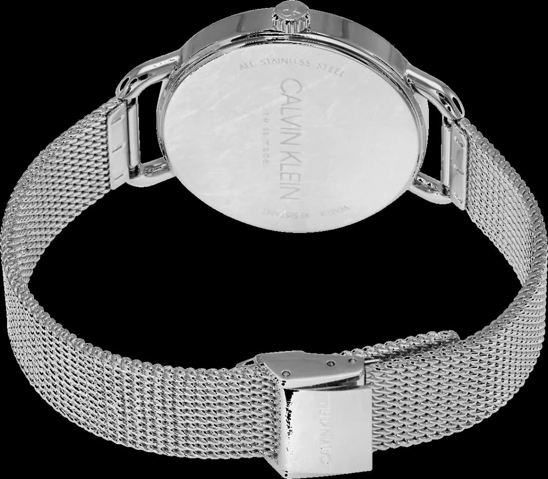 Montre Calvin Klein K7B23121 femme détail cadran noir