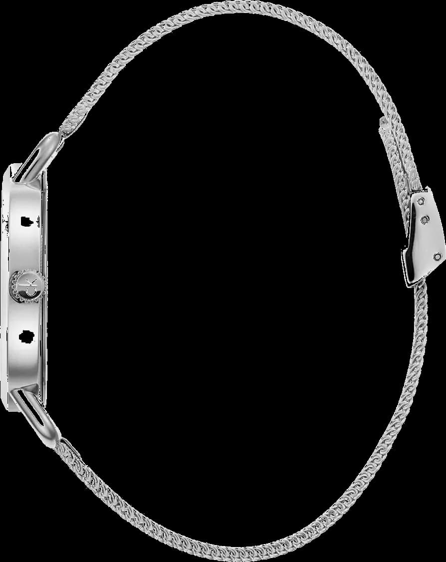 Montre Calvin Klein K7B23126 femme détail cadran argent
