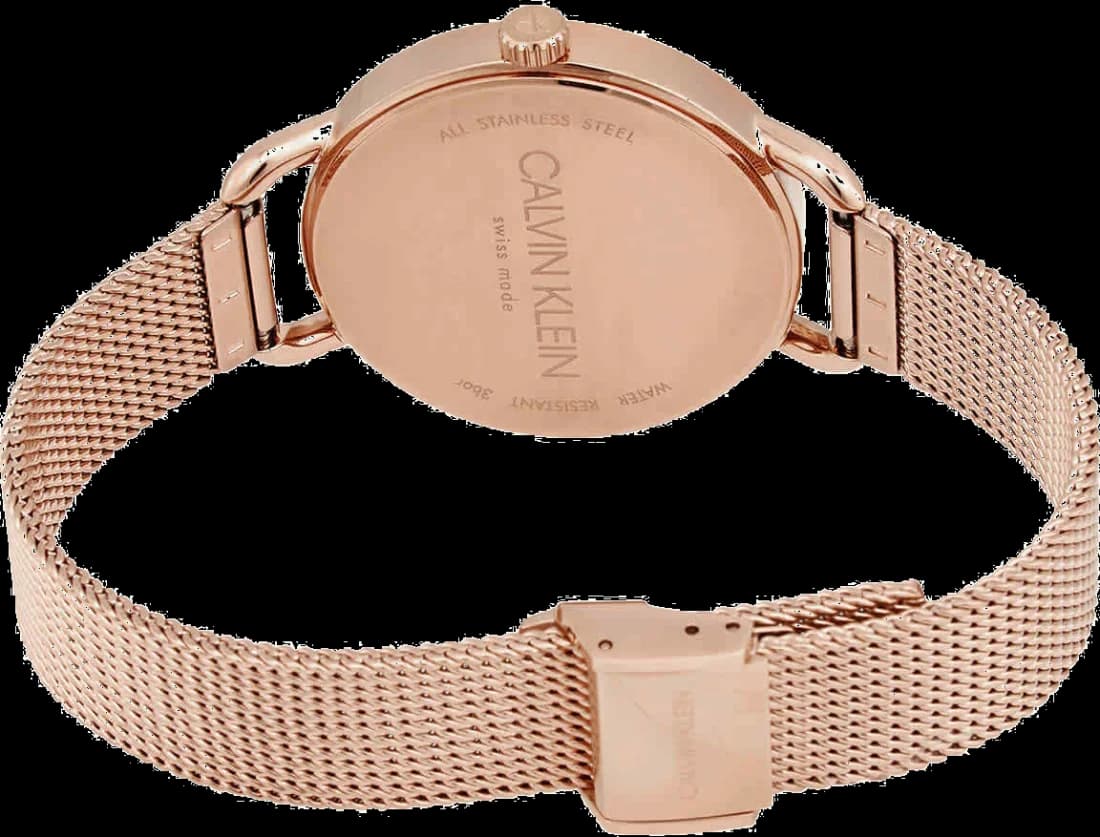 Montre Calvin Klein K7B23626 femme détail cadran blanc