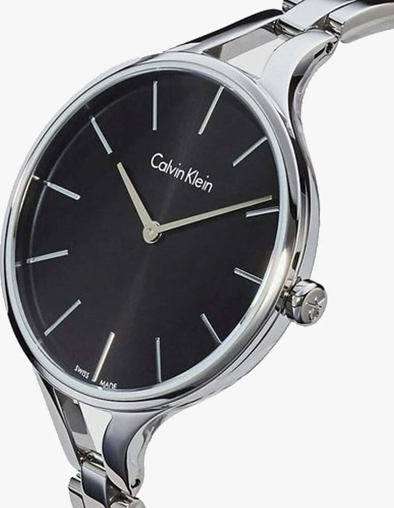 Montre Calvin Klein K7E23141 femme détail cadran noir