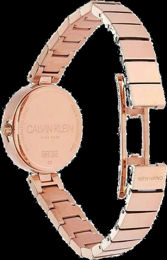Montre Calvin Klein K8G23646 femme verso boîtier or rose