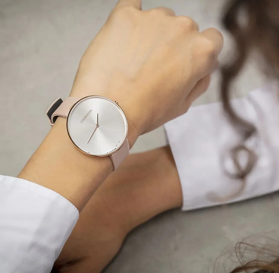 Montre Calvin Klein K8Y236Z6 femme verso boîtier or rose