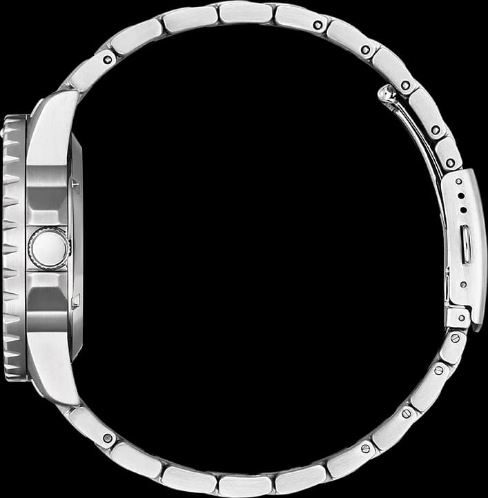 Montre Citizen NJ0120-81E homme détail cadran noir