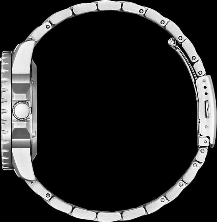 Montre Citizen NJ0121-89L homme verso boîtier argent