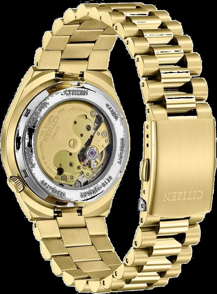Citizen NJ0152-51X profil latéral boîtier 40mm bracelet déployante