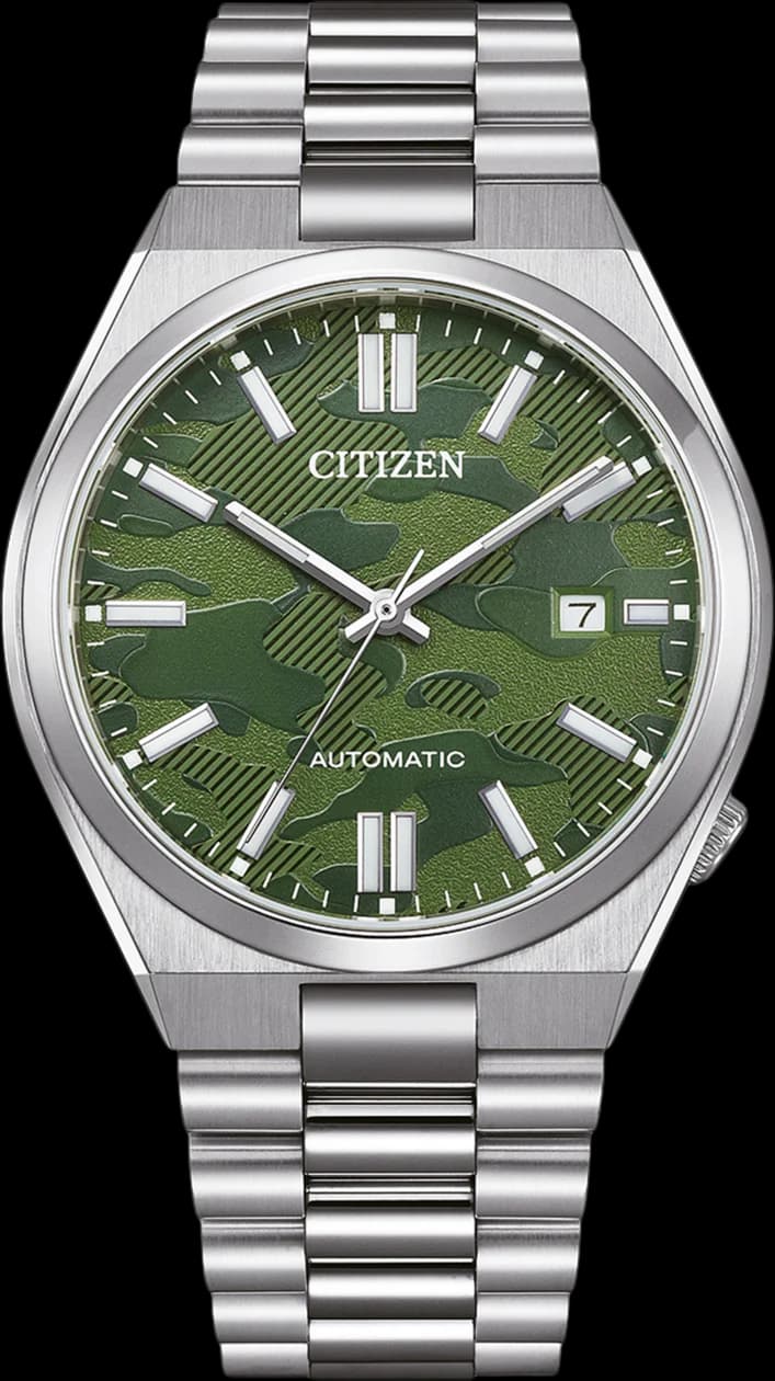 Citizen NJ0159-86X avec cadran noir et bracelet acier inoxydable — Montres Outlet