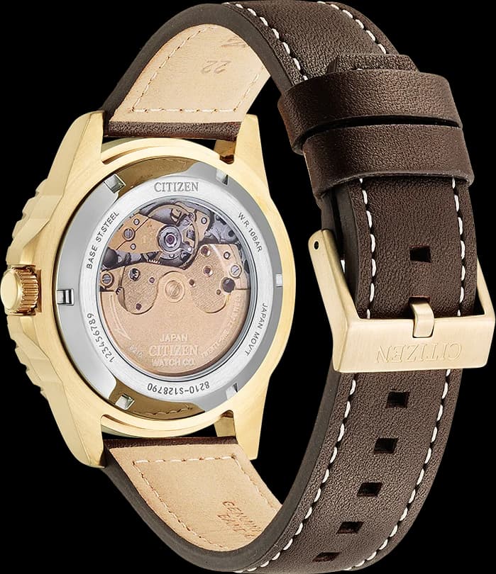 Montre Citizen NJ0173-18X homme vue de profil