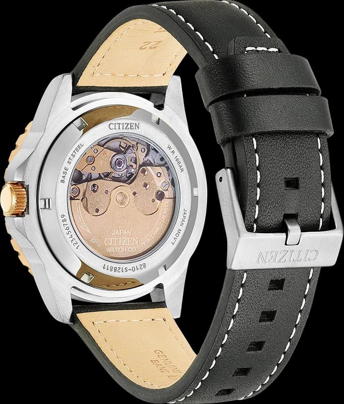 Montre Citizen NJ0176-10E homme vue de profil