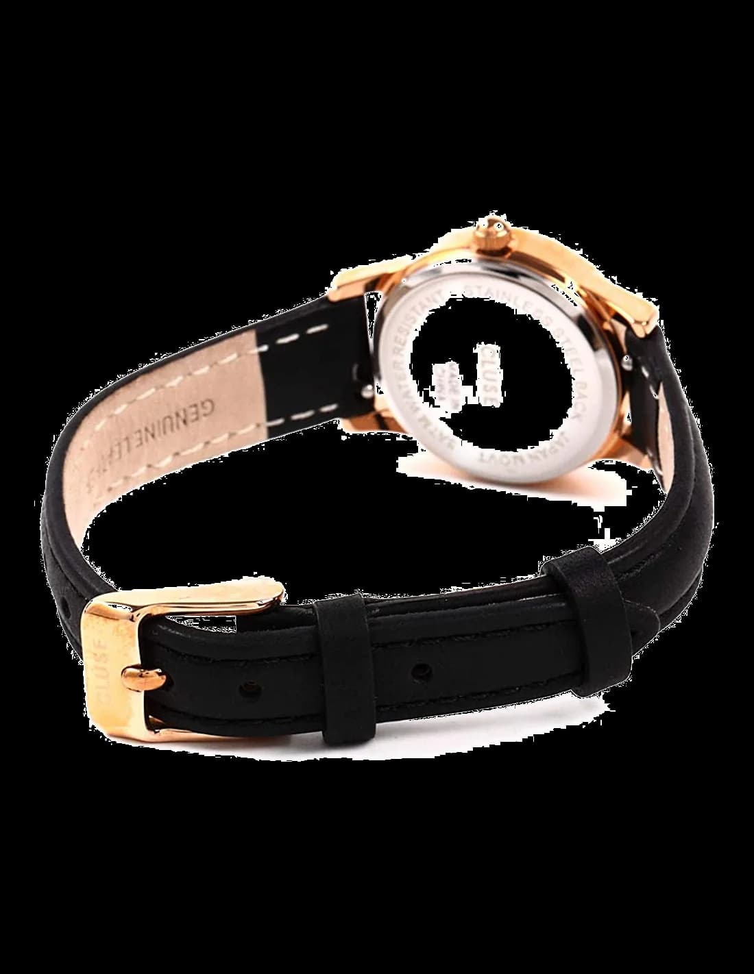 Montre Cluse CL50011 femme détail cadran noir