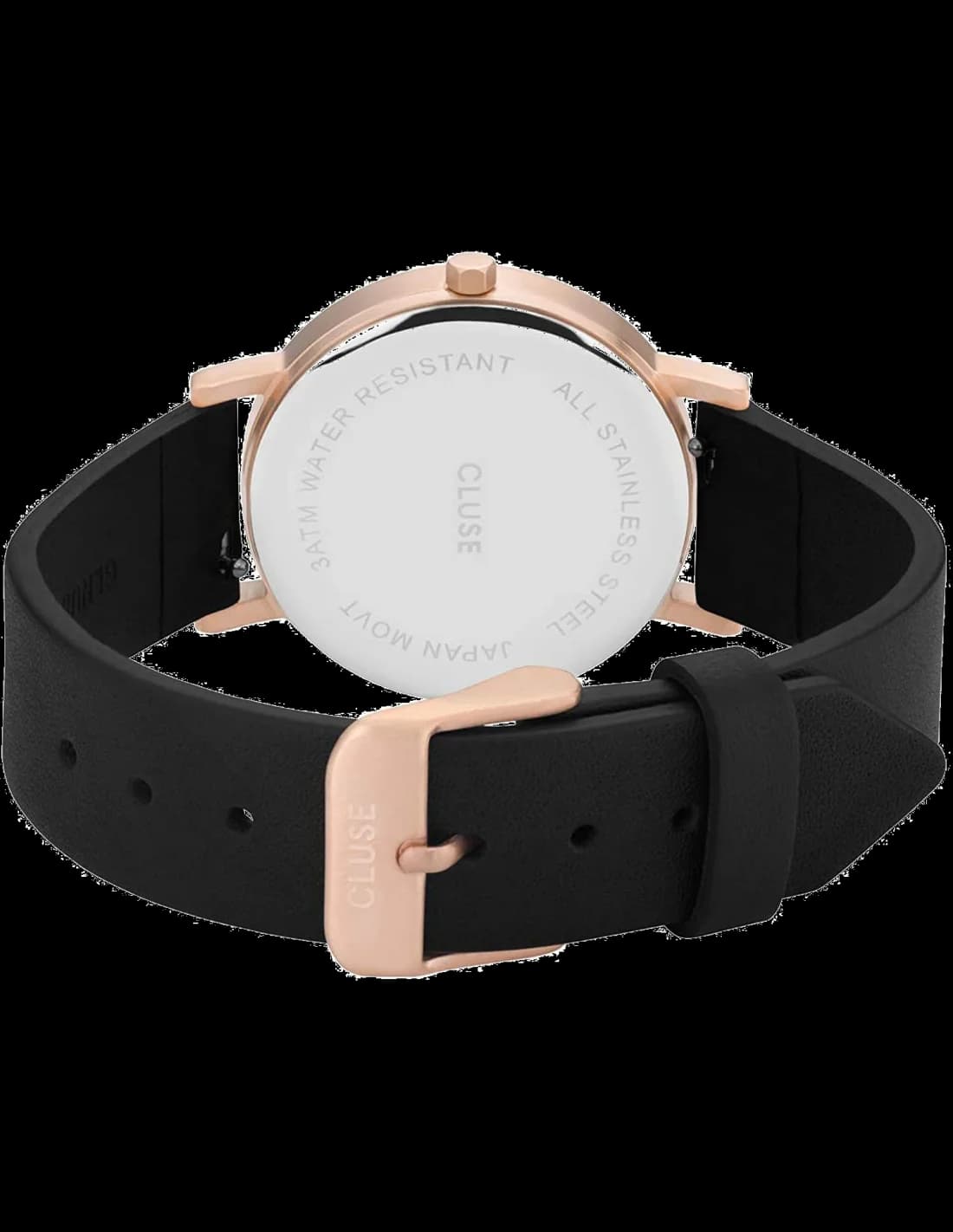 Montre Cluse CL40104 femme détail cadran noir