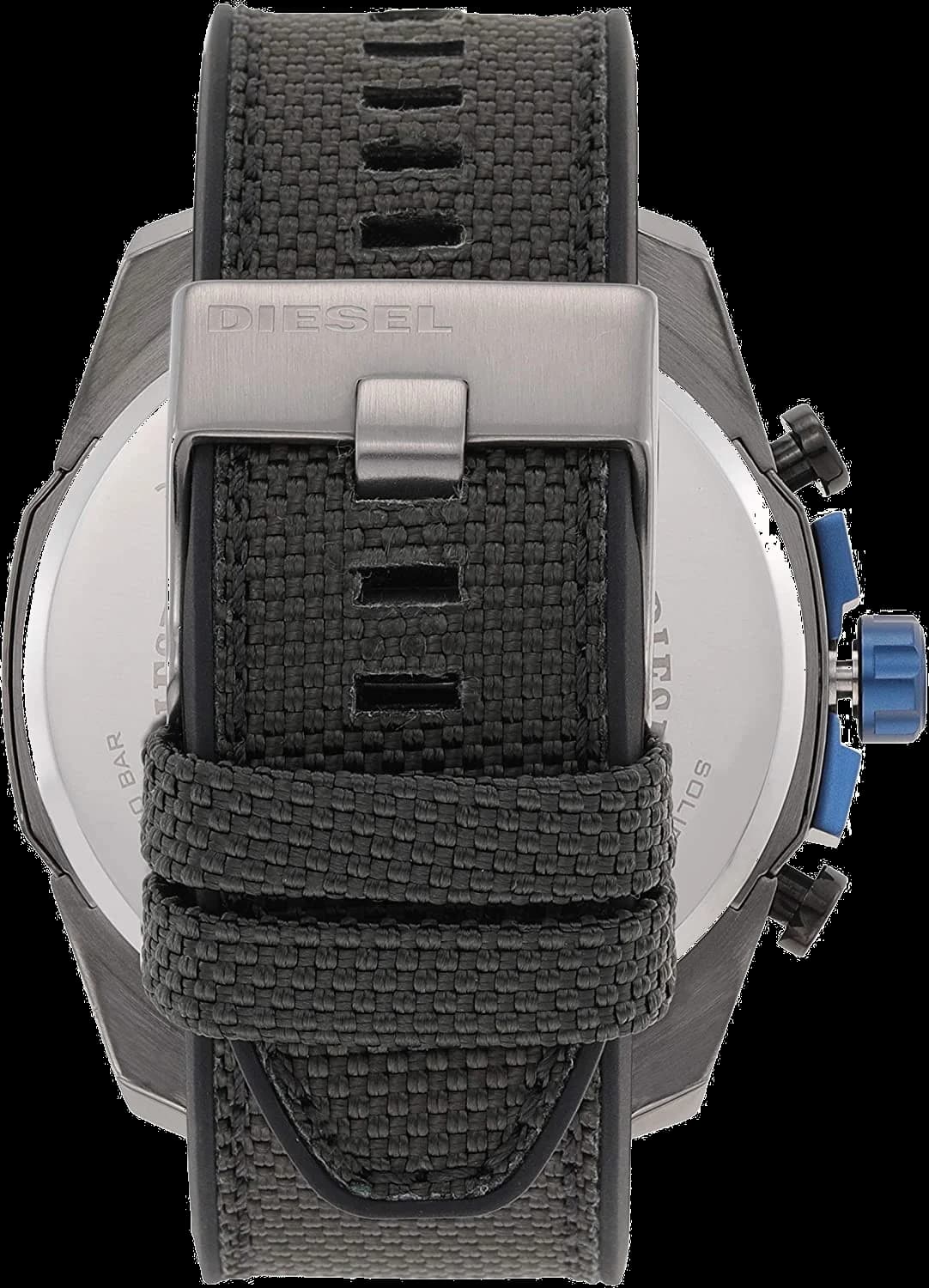 Montre Diesel DZ4500 cadran gris analogique index acier inoxydable gros plan