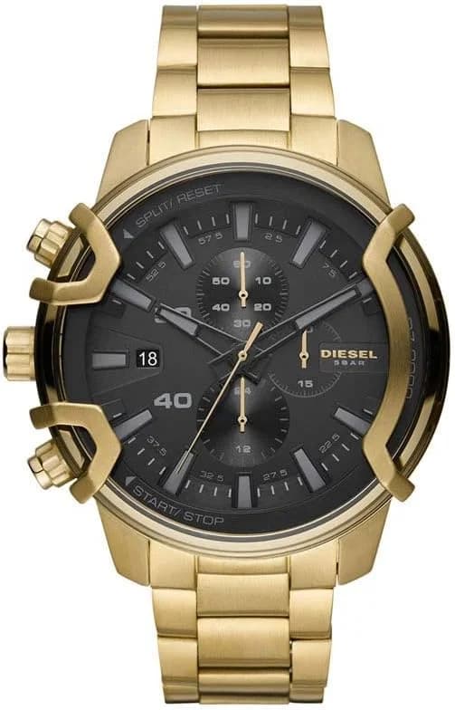 Montre Diesel DZ4522 homme cadran noir bracelet acier inoxydable