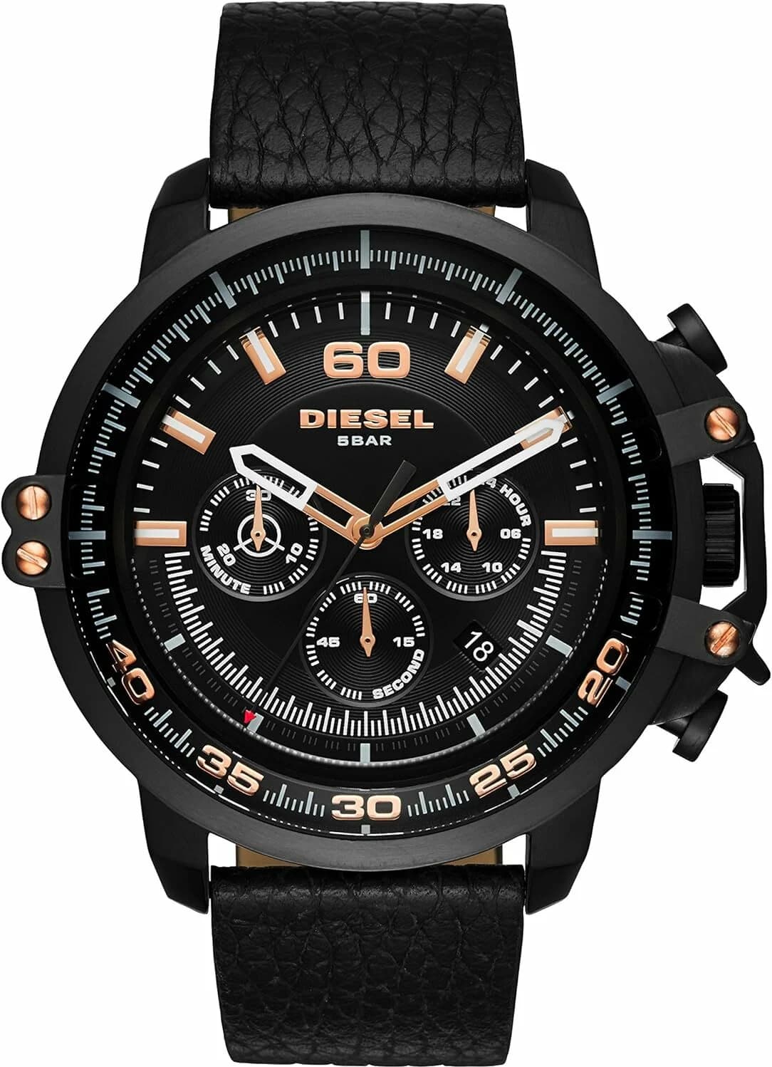 Montre homme Diesel DZ4600 bracelet acier inoxydable gris profil