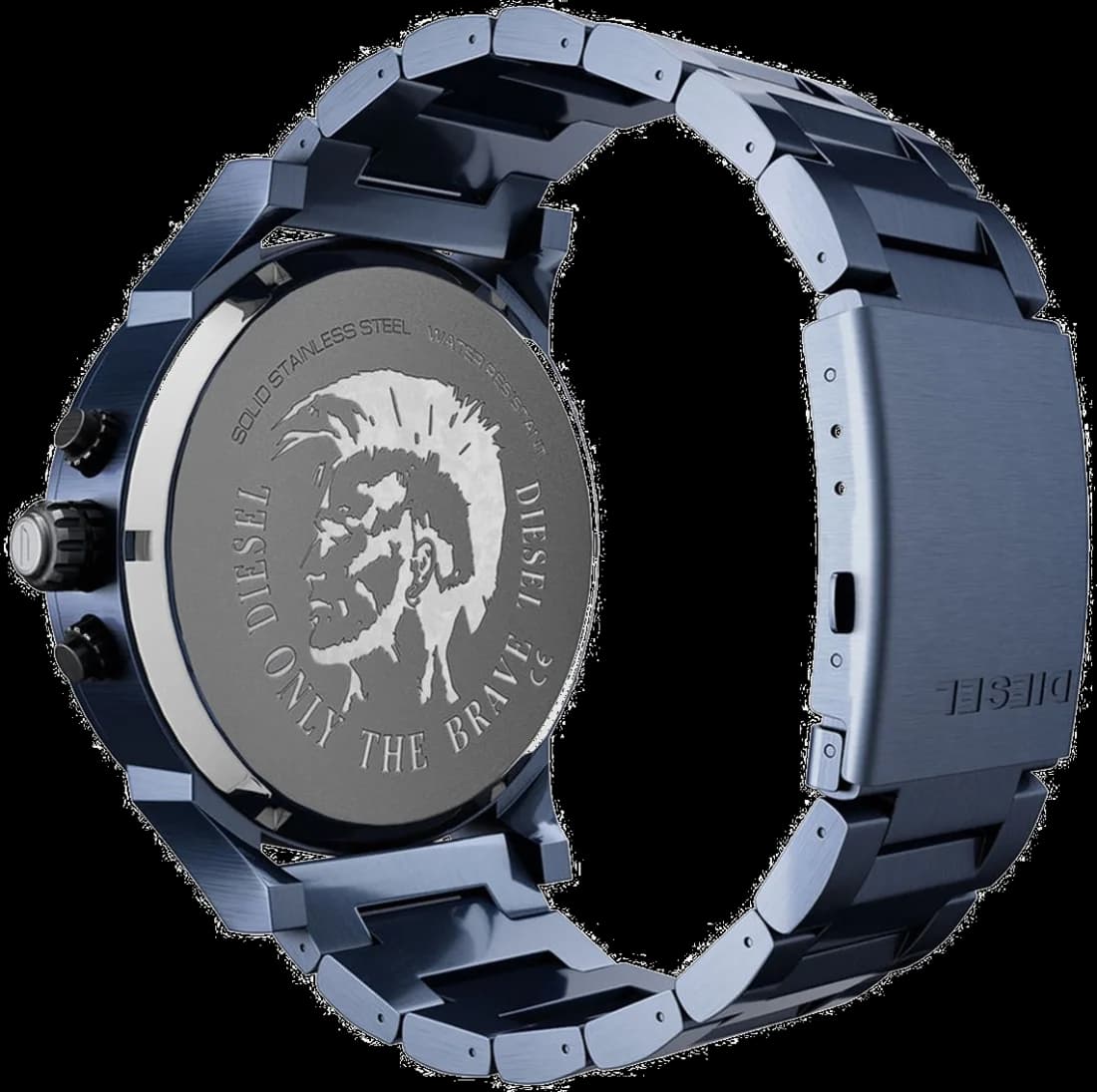 Montre Diesel DZ7414 homme verso boîtier bleu